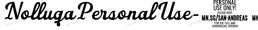 NolluqaPersonalUse字体转换 NolluqaPersonalUse字体转换