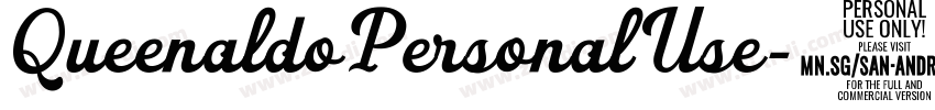 QueenaldoPersonalUse字体转换