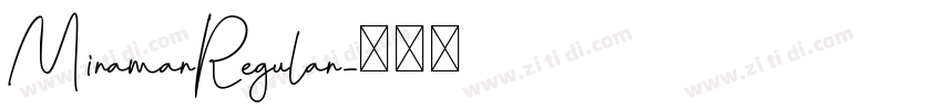 MiramarRegular字体转换