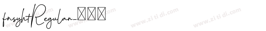 fnsyhtRegular字体转换