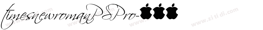 timesnewromanPSPro字体转换