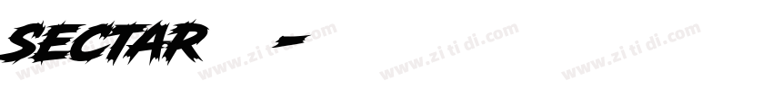 sectar字体下载字体转换