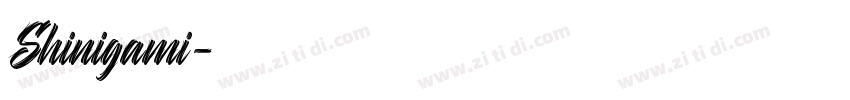Shinigami字体转换