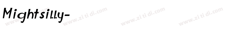 Mightsilly字体转换