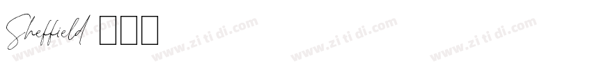 Sheffield字体转换