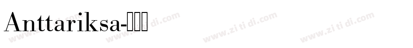 Anttariksa字体转换