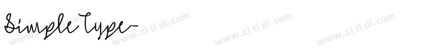 SimpleType字体转换