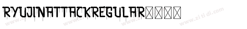 RyujinAttackRegular字体转换