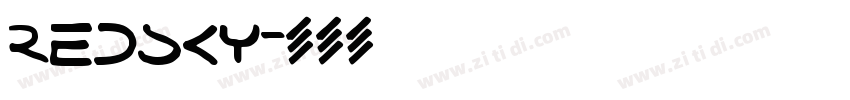 RedSky字体转换