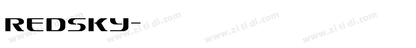 RedSky字体转换