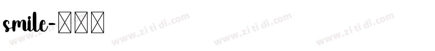 smile字体转换