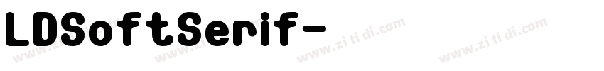 LDSoftSerif字体转换