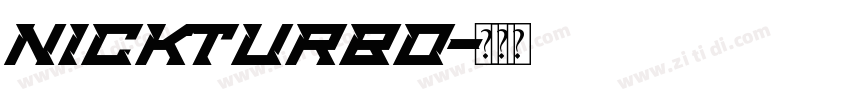 nickturbo字体转换