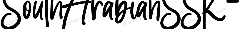 SouthArabianSSK字体转换