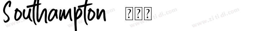 Southampton字体转换