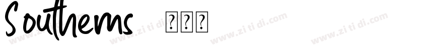 Southerns字体转换