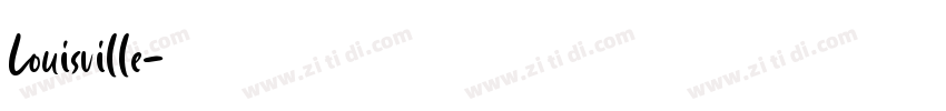 Louisville字体转换