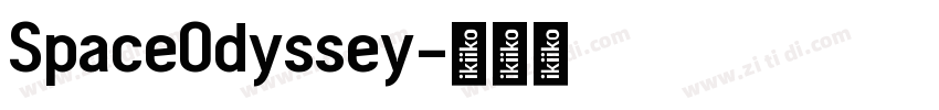 SpaceOdyssey字体转换