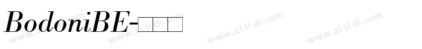 BodoniBE字体转换