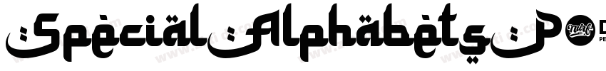 SpecialAlphabetsP05字体转换