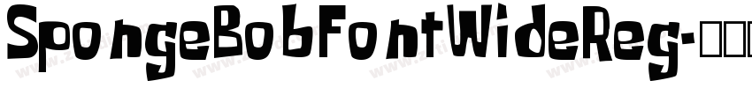 SpongeBobFontWideReg字体转换