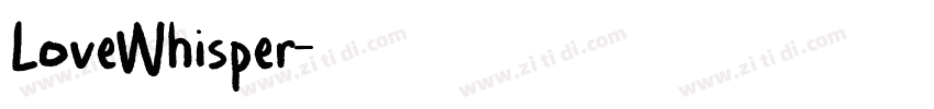 LoveWhisper字体转换