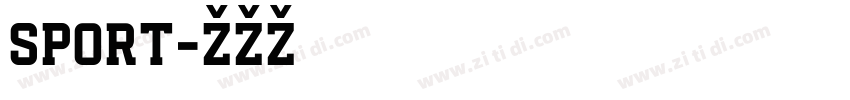 sport字体转换