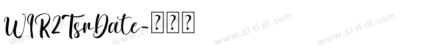 WIR2TsrDate字体转换