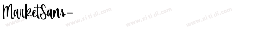 MarketSans字体转换