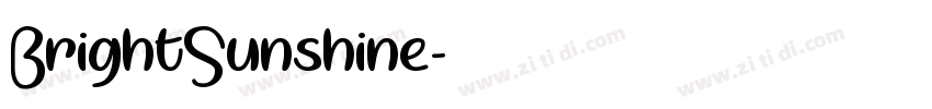 BrightSunshine字体转换