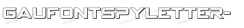 GauFontSpyLetter字体转换
