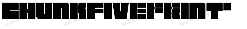 chunkfiveprint字体转换