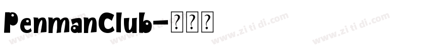 PenmanClub字体转换