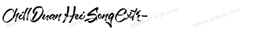 ChillDuanHeiSongExtr字体转换