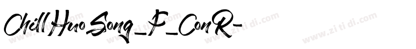 ChillHuoSong_F_ConR字体转换