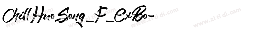 ChillHuoSong_F_ExBo字体转换