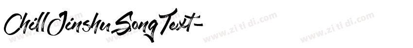 ChillJinshuSongText字体转换