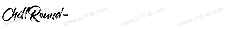 ChillRound字体转换