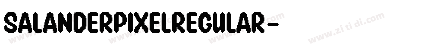 SalanderPixelRegular字体转换