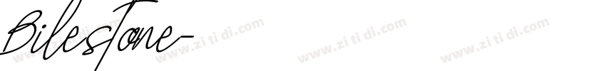 Bilestone字体转换