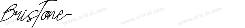 Bristone字体转换