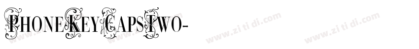 PhoneKeyCapsTwo字体转换 PhoneKeyCapsTwo字体转换