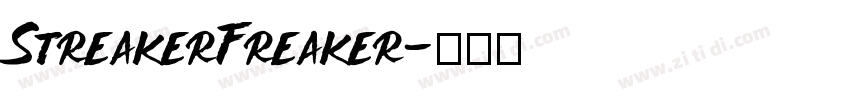 StreakerFreaker字体转换