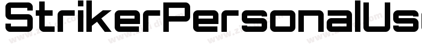 StrikerPersonalUseOn字体转换