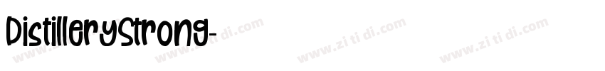 DistilleryStrong字体转换