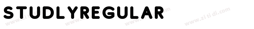StudlyRegular字体转换