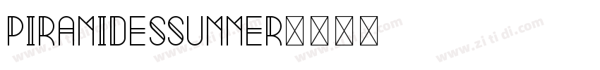 PiramidesSummer字体转换
