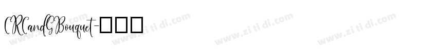 CRCandGBouquet字体转换