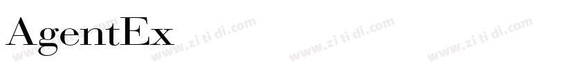AgentExtLgtDBNormal字体转换 AgentExtLgtDBNormal字体转换