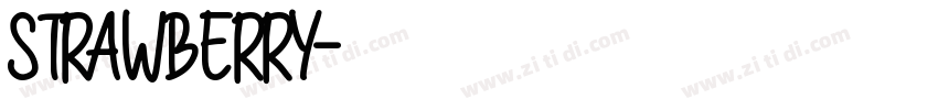 STRAWBERRY字体转换